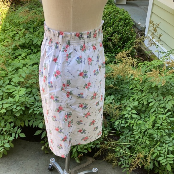 Sweet vintage high rise mom shorts flower motif L - Picture 7 of 12